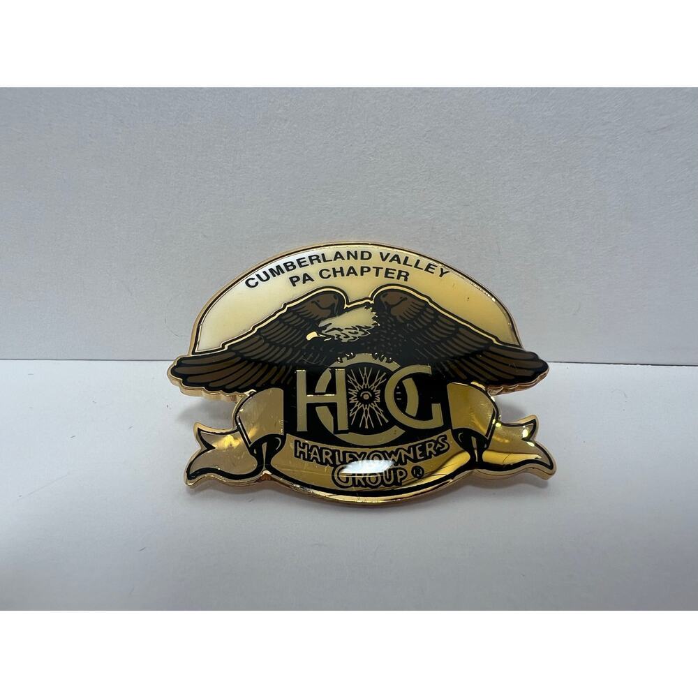 Harley Davidson Owners Group HOG Cumberland Valley PA Chapter Member Jacket Pin